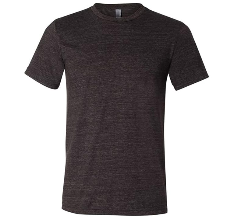 lightweight cotton T-shirt in black, soft and breathable for all-day comfort.